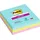 Post-it Super Sticky Miami Haftnotizen extrastark farbsortiert, 3 Blöcke