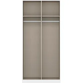 Rauch Drehtürenschrank Nidda 91 x 197 x 54 cm Weiß/Blau
