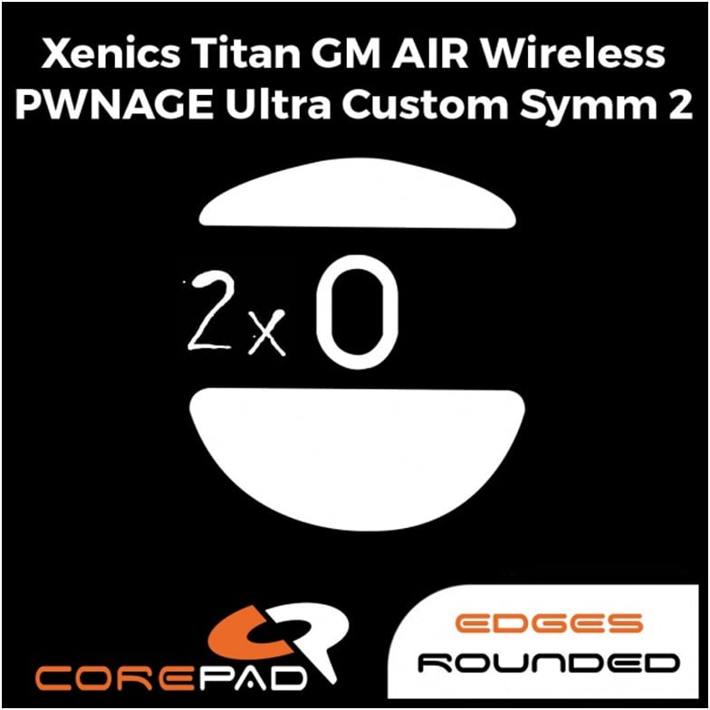 Corepad Skatez PRO 225 Für Xenics TITAN GM Air Wireless/Pwnage Symm 2