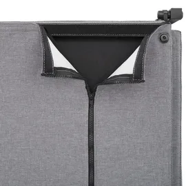 Tectake tectake® Schlafhocker, 4 in 1 als Hocker, Sessel, Lounger oder Bett, stabiles Stahlgestell, Belastbarkeit 150 kg