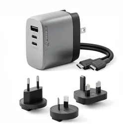 Alogic Rapid Power 3X67 - Netzteil - verschiedene Länder - 67 Watt - 1.5 A - PD