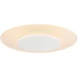 Steinhauer LED-Deckenleuchte Lido Alu, Eisen, Stahl & Metall Weiß 42 cm