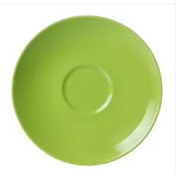 FLIRT by R&B Kaffee-Untertasse Doppio 16cm grün  6 Stück
