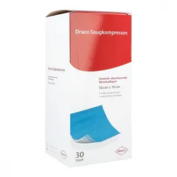 Saugkompressen unsteril 10x10cm Draco