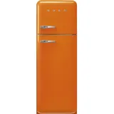 Smeg FAB30ROR5 Retro-Kühl-Gefrierkombination (222 l, 1720 mm hoch, Orange)