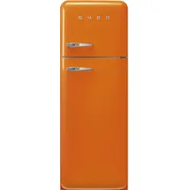 Smeg FAB30ROR5 Retro-Kühl-Gefrierkombination (222 l, 1720 mm hoch, Orange)