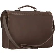 Mika Reed Aktentasche Leder 39 cm braun