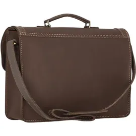 Mika Reed Aktentasche Leder 39 cm braun