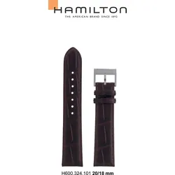 Hamilton Leder Jazzmaster Band-set Leder-braun-20/18 H690.324.101 - braun