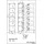 Germania GW-Topeka Hochschrank 39 x 195 cm Weiß/Eiche Glas
