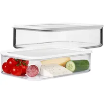Mepal Modula Frühstücksdose XXL weiß 48 x 20 x 10 cm 4800 ml 2-teiliges Set