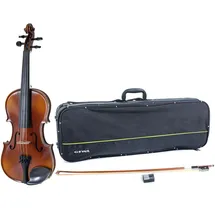 Gewa Violingarnitur Allegro VL 1 Linkshänder – 4/4 spielfertig, massiver europäischer Ahorn und europäische Fichte, handlackiert, Massaranduba Bogen, Larsen Aurora Saiten, Violinkoffer