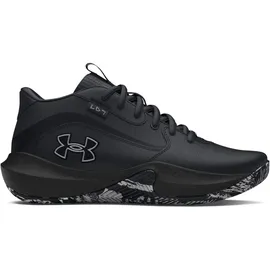 Under Armour GS Lockdown 7 Basketballschuhe Kinder 004 - black/black/metallic silver 36