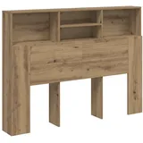 vidaXL Kopfteilschrank Artisan-Eiche 140 x 19 x 103,5 cm