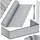 Kesser Balkonverkleidung 120 x 400 cm Hellgrau PVC