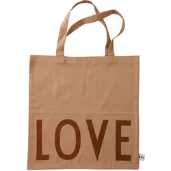 Design Letters - AJ Favourite Tragetasche, Love / beige