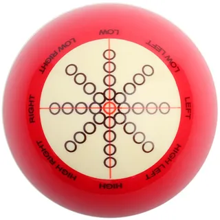YWBL-WH Cue Ball Billard Tragbares Billard Cue Ball Übungsassistent Zubehör für America Pool Eight 8 Ball
