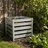 TIMBELA Komposter Garten Metall 704L – TIMBELA M800 Komposter 91 x 91 x H85 cm – Metallkomposter verzinkt, großer Kompostbehälter Garten, stabil, wetterfest