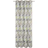 Wirth Vorhang WIRTH "Bray" Gr. 2, grün, B:132cm H:175cm, Jacquard, Baumwolle, Polyester, Gardinen