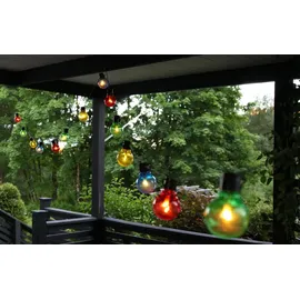 star trading deutschland gmbh LED Lichterkette 16-flammig Kunststoff 4,5 m Bunt/Schwarz