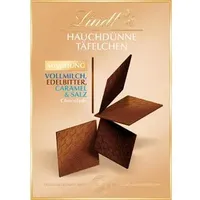 Lindt Tafelschokolade Hauchdünne Täfelchen, Auslese, 3 Sorten, 125g