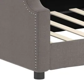 vidaXL Tagesbett Taupe 80x200 cm Stoff
