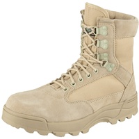 Brandit Textil Brandit Tactical Boots Zipper Taktische Militärstiefel, Beige, 46