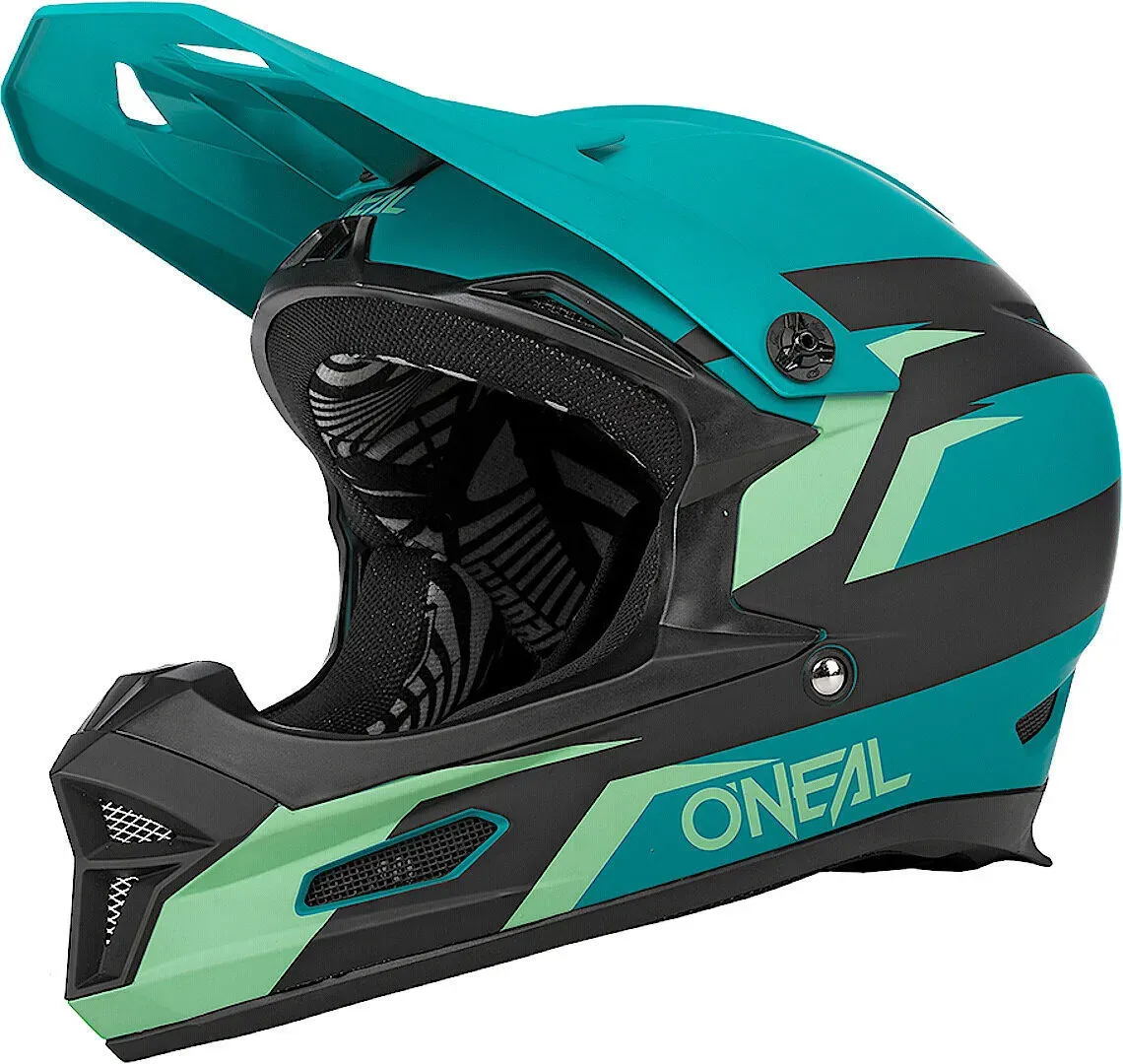 Oneal Fury Stage V.22 Downhill Helm, zwart-groen, L Voorman