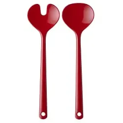 Mepal Synthesis Salatbesteck modern, 2-teilig, luna rot 102058575900  , Maße (L x B x H): 310 x 87 x 23 mm