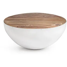BIZZOTTO Lancaster Weiß Recyceltes Holz 70 x 32 x 70 cm