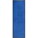 vidaXL Fussmatte 60 x 180 cm Blau