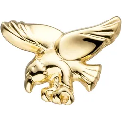 Single-Ohrstecker JOBO "Adler", gelb (gelbgold 585), Ohrringe, Damen, Gelbgold 585, 585 Gold