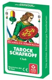 Spielkarten Schafkopf Tarock ASS 22599437 Club Kartonetui bayrisch