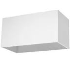 Sollux Lighting Wandleuchte Wandlampe ALU Weiß UP & DOWN H 20 cm Wohnzimmer Schlafzimmer Küche