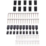 10 Paar Servo-Steckverbinder, Gehäuse, Crimpklemmen, Stecker für Quadcopter, Batterieschloss und Pin-Set, robuster Servostecker