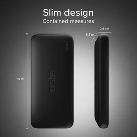 SBS Infinity PowerBank 20.000 mAh Schwarz