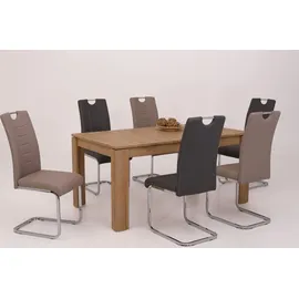 Hela Ruby 2er Set (BHT 44x103x60 cm) - Lederlook - BHT 44x103x60 cm