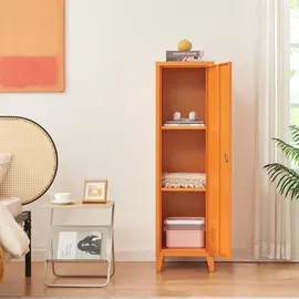 [en.casa] Einzelspind Kurikka 137 x 38 x 38 cm Orange