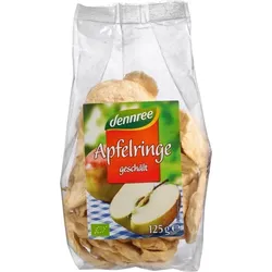 dennree Apfelringe, geschält & getrocknet bio
