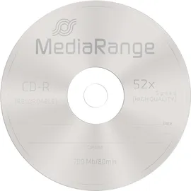 MediaRange CD-R Rohlinge (52x High-Speed, 700MB/80 min.,