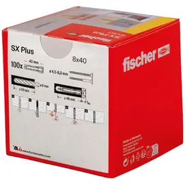 Fischer Spreizdübel 8 x 40 100 Stück