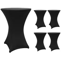 Lumaland Stehtischhusse - Ø 80-85 cm - Schwarz -