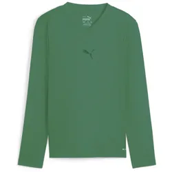 PUMA teamGOAL Baselayer Langarmshirt Kinder 05 - sport green/power green 152