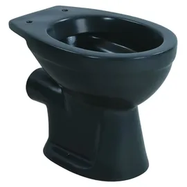 Sanicomfort Stand-WC mit WC-Sitz Grau spülrandlos