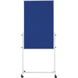 magnetoplan Moderationswand 3in1 Universal-Board 75,0 x 120,0 cm blau, weiß