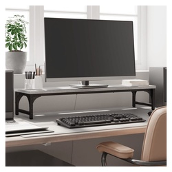 vidaXL Monitorständer Grau Sonoma 85x23x15,5 cm Holzwerkstoff Monitorständer grau