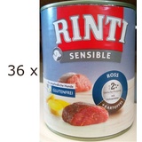Rinti Sensible Ross, Hühnerleber & Kartoffel 24 x 800 g