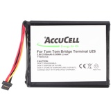 AccuCell Akku passend für TomTom Bridge, TomTom Model UZ6 1CP515161HR, passend u.a. für rescuetrack, Akku für Webfleet PRO 8270 und 8275 3,8 Volt 2100mAh 7.98 Wh