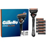 Gillette Fusion5 Proglide Flexball, für Herren, 5-fach Klinge, mit 10 Ersatzklingen neuem Everglide Gleitstreifen noch sanfteres Gleiten