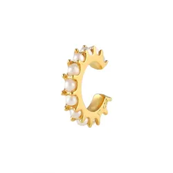 Elli Single Earcuff Perlen 925 Silber Earcuffs   Damen 